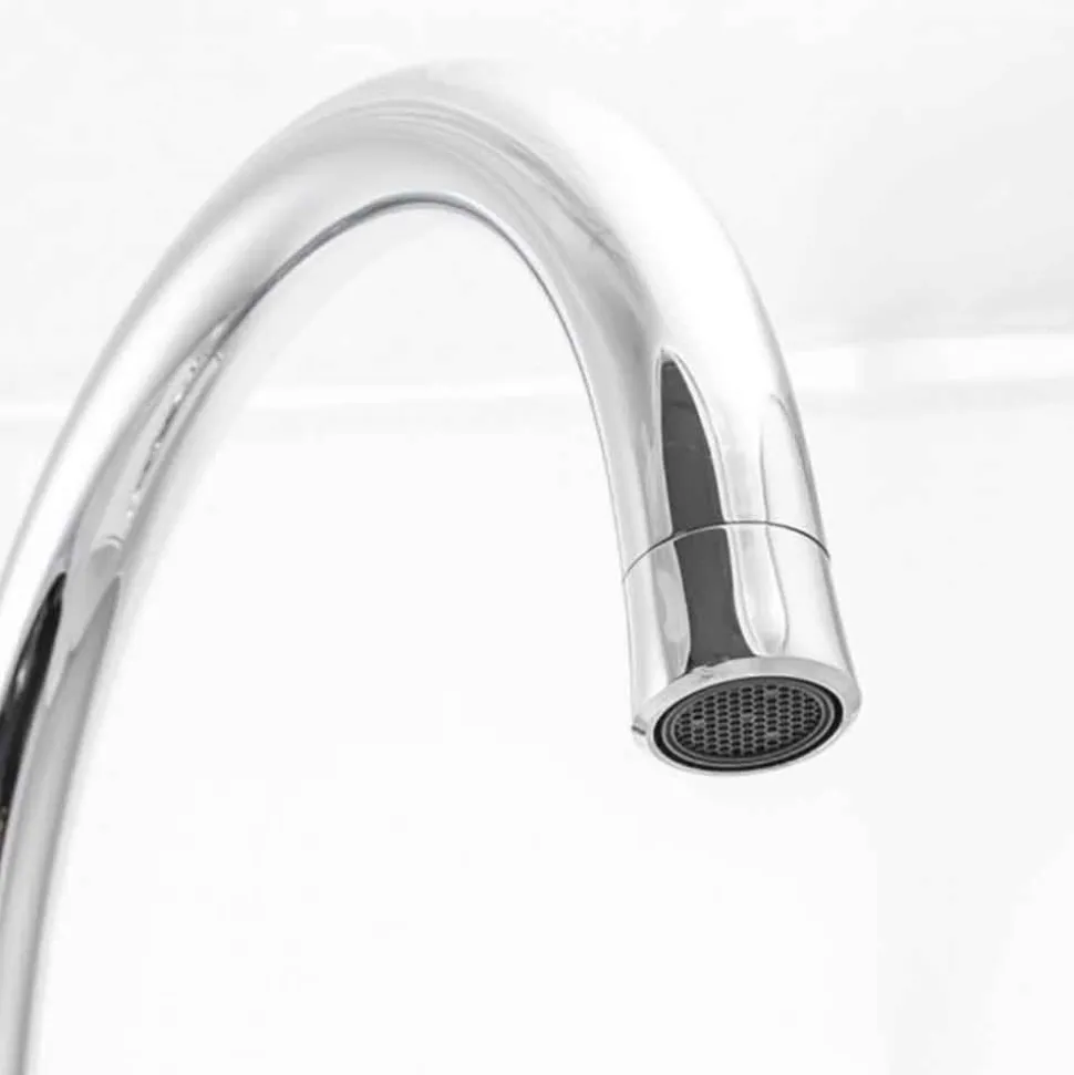 Reginox Elbe WRAS Approved Twin Lever Traditional Mono Kitchen Mixer Tap