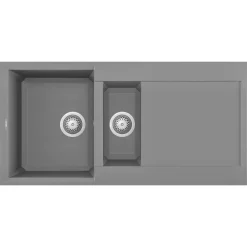 Reginox Elleci Easy 15 1.5 Bowl Granite Composite Inset Kitchen Sink & Waste - 1000 x 500mm
