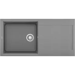 Reginox Elleci Easy 10 Large Single Bowl Granite Composite Inset Kitchen Sink & Waste - 1000 x 500mm