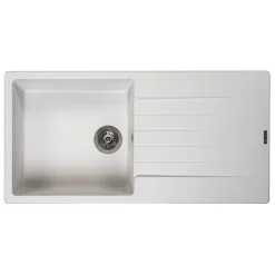 Reginox Harlem 1 Bowl Granite Composite Kitchen Sink & Waste Kit - 1000 x 500mm