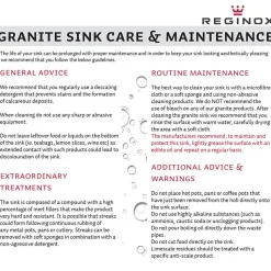 Reginox Harlem 1 Bowl Grey Silvery Granite Composite Sink & Waste Kit and Vellamo Revolve Stainless Steel Mono Kitchen Mixer