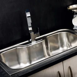 Reginox Jumbo Large Single Bowl Stainless Steel Inset Kitchen Sink & Waste - 860 x 510mm