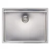 Reginox New Jersey Accessible Shallow Single Bowl Stainless Steel Inset / Undermount Kitchen Sink & Waste Kit - 540 x 410mm