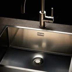 Reginox New York 1 Bowl Large Undermount or Inset Stainless Steel Kitchen Sink & Integrated Waste - 540 x 440mm