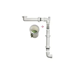 Reginox Panama Space Saving Plumbing Waste Syphon
