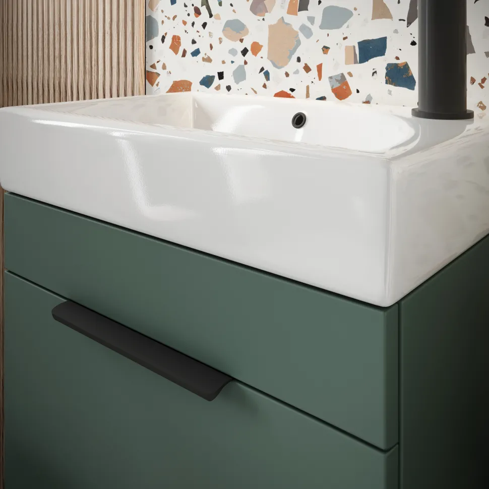 Riley 455mm Cloakroom Floorstanding Vanity Unit & Basin
