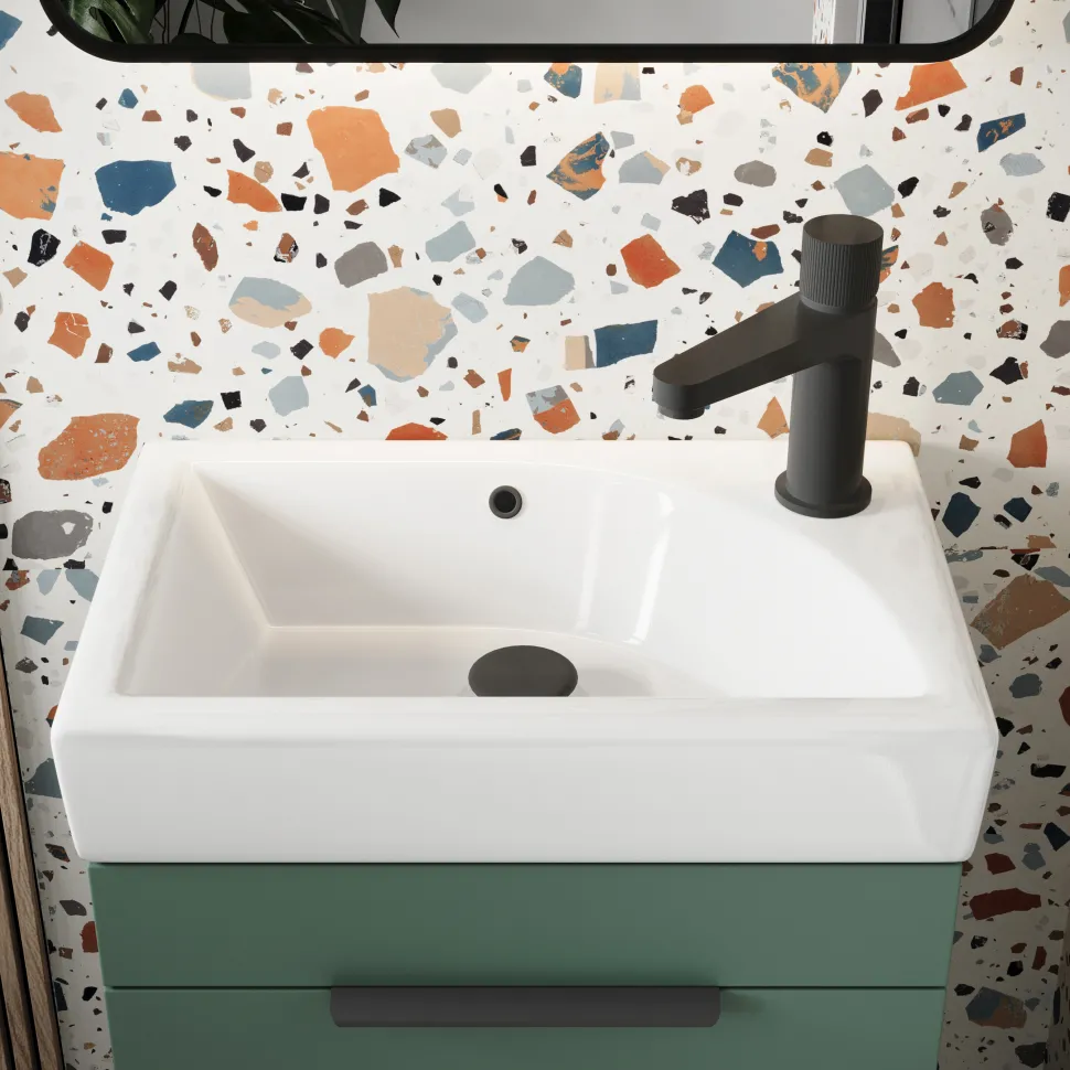 Riley 455mm Cloakroom Floorstanding Vanity Unit & Basin