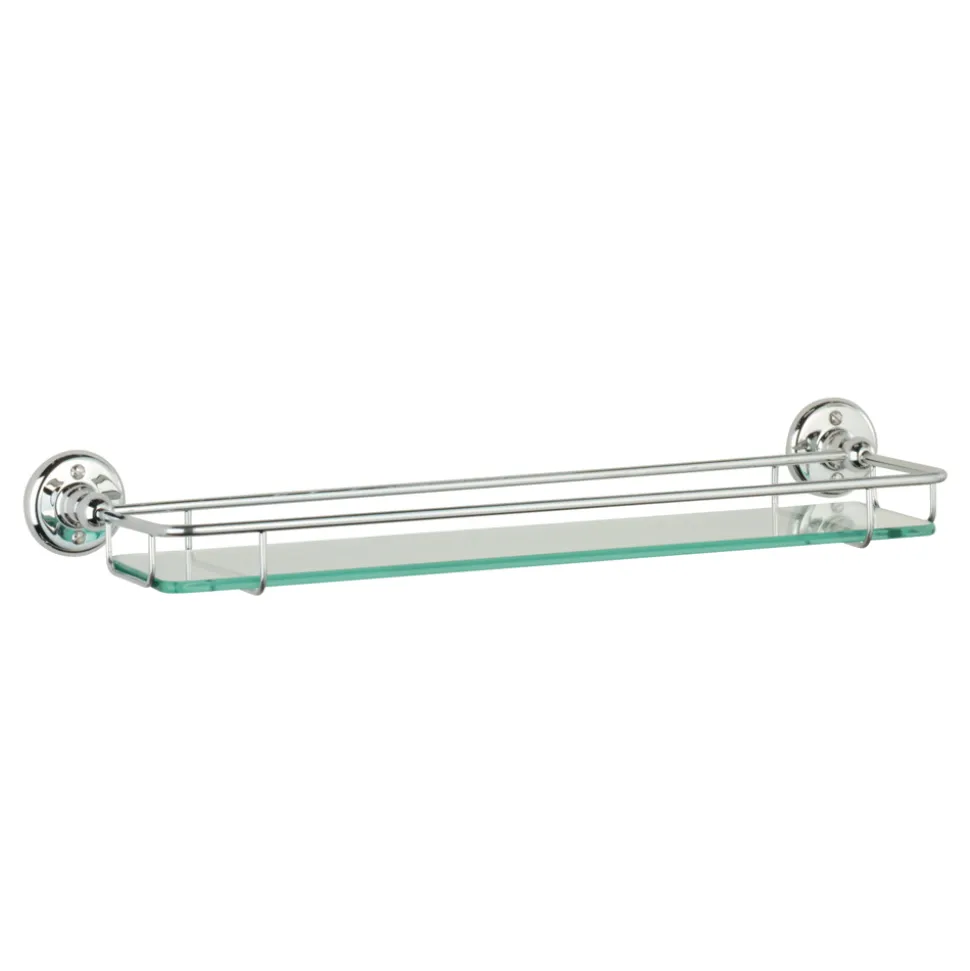 Roper Rhodes Avening Toughened Clear Glass Gallery Shelf