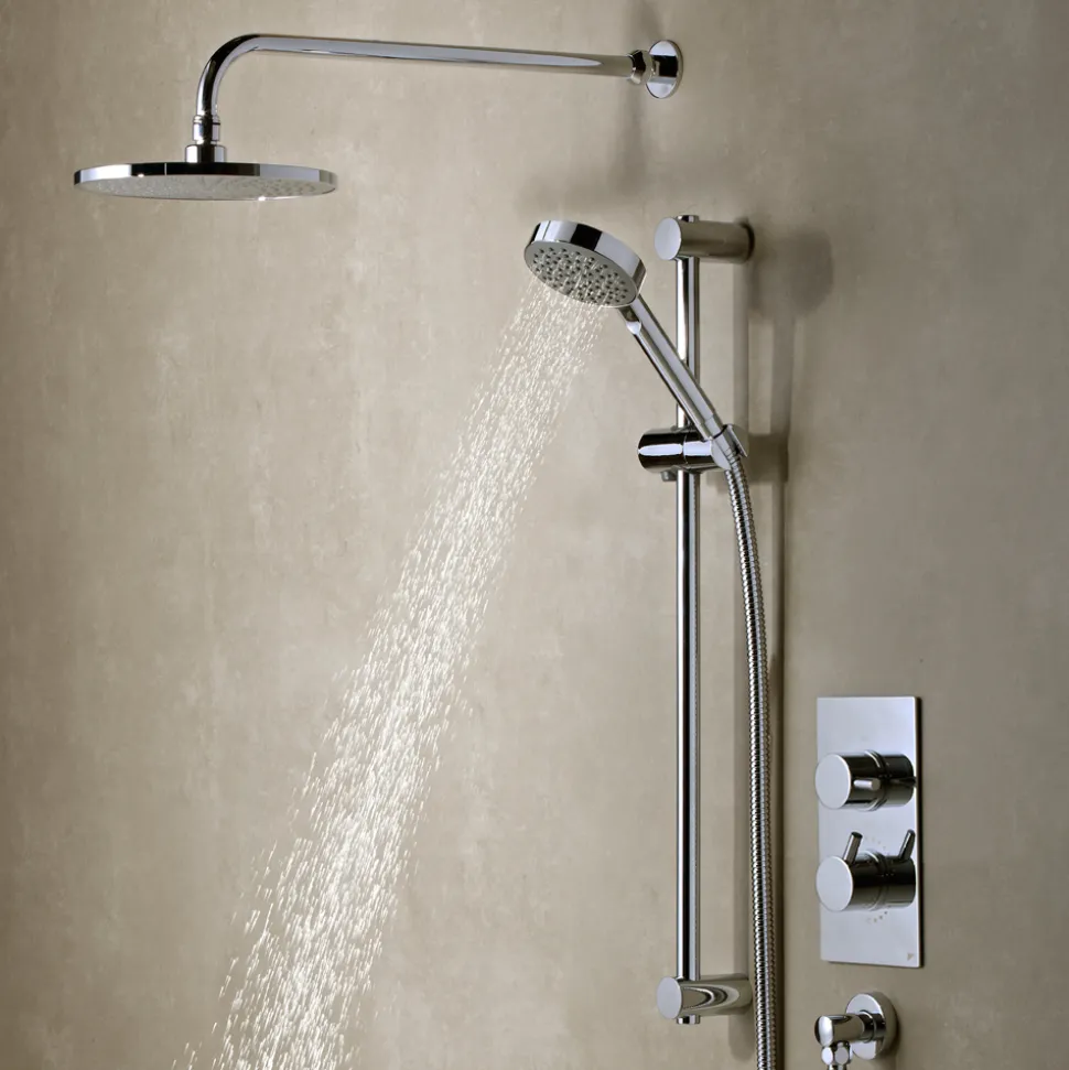 Roper Rhodes Event Round Dual Function Shower System With Fixed Shower Head