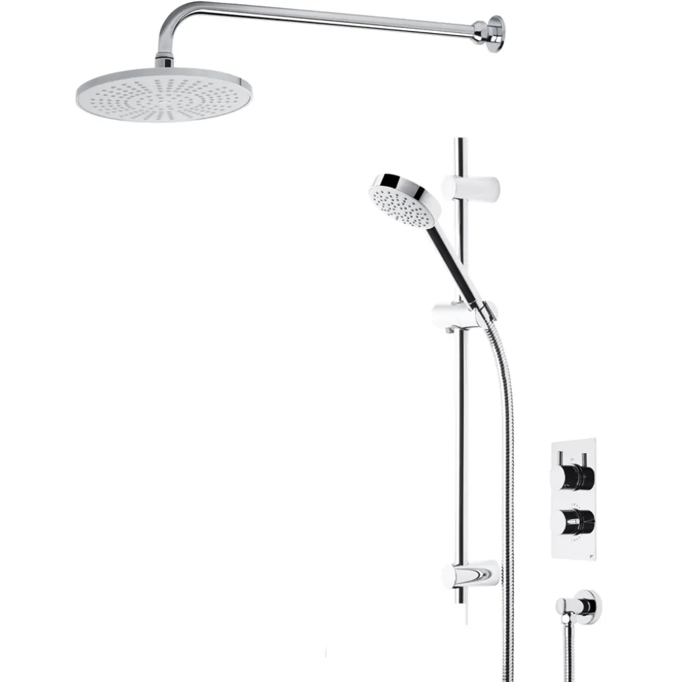 Roper Rhodes Event Round Dual Function Shower System With Fixed Shower Head