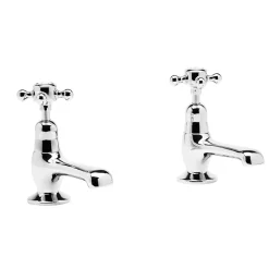 Roper Rhodes Henley Basin Pillar Taps (Pair)