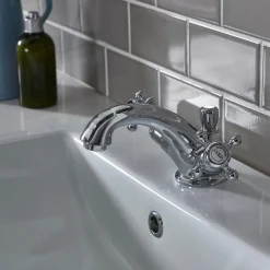 Roper Rhodes Henley Crosshead Basin Mixer with Pop-Up Waste