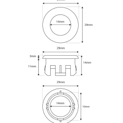 Round Overflow Insert