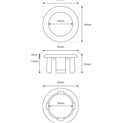 Round Overflow Insert