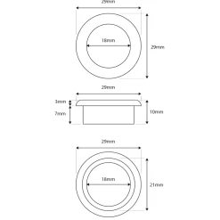 Round Overflow Insert