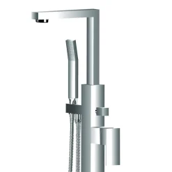 Sagittarius Blade Floor Mounted Bath Shower Mixer With Shower Kit