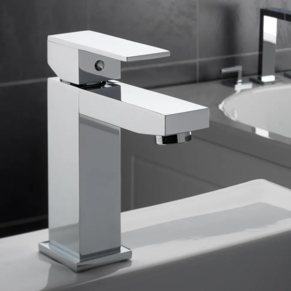 Sagittarius Blade Monobloc Basin Mixer with Clicker Waste