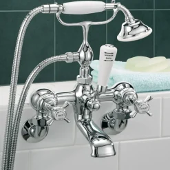 Sagittarius Churchman Deluxe Wall Mounted Bath Shower Mixer & No1 Kit