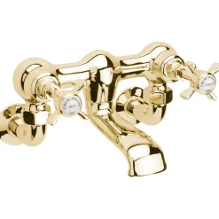 Sagittarius Churchman Deluxe Gold Wall Mounted Bath Filler