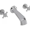 Sagittarius Churchman 3 Hole Wall Mounted Bath Mixer
