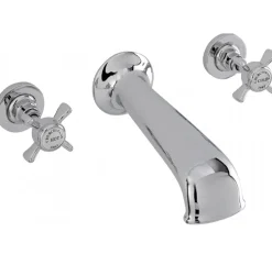 Sagittarius Churchman 3 Hole Wall Mounted Bath Mixer