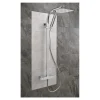 Sagittarius Curve Exposed Thermostatic Shower Valve and Rigid Riser Kit