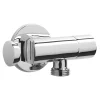 Sagittarius Deluxe Outlet Elbow with Shut Off Valve & Integrated Handset Holder