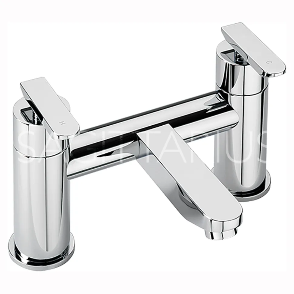 Sagittarius Eclipse Deck Mounted Bath Filler