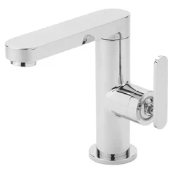 Sagittarius Eclipse Side Lever Basin Mixer Tap with Sprung Waste