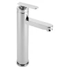 Sagittarius Eclipse Tall Basin Mixer Tap with Sprung Waste