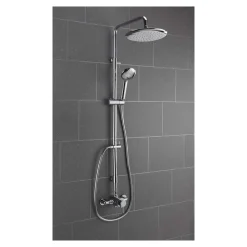 Sagittarius Ergo Lever Fully Adjustable Thermostatic Valve And Rigid Riser Kit
