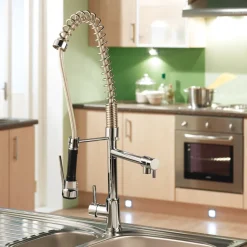 Sagittarius Ergo Professional Kitchen Mixer with Pull Out Spray