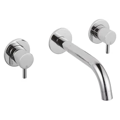Sagittarius Ergo Wall Mounted 3 Hole Basin Mixer