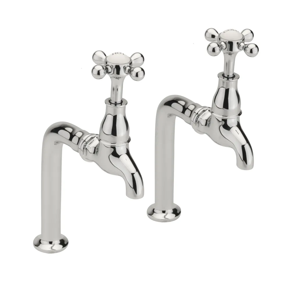 Sagittarius Kensington Bib Taps And Stands - White