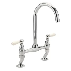 Sagittarius Kensington Lever Bridge Mixer Tap - Chrome
