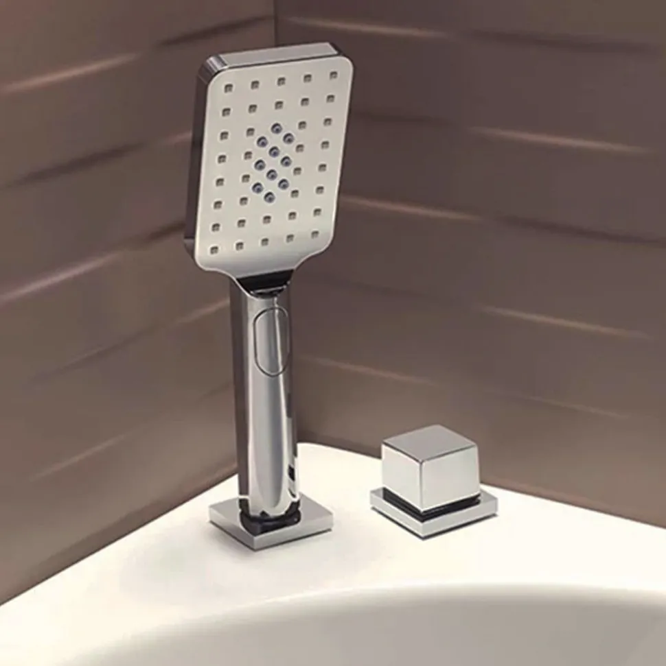 Sagittarius Kubic Deck Mounted 2-Way Diverter with Pull-Up Handset Kit