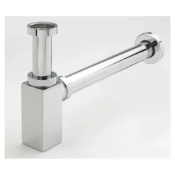 Sagittarius 300mm Square Minimal Bottle Trap & Extension Pipe
