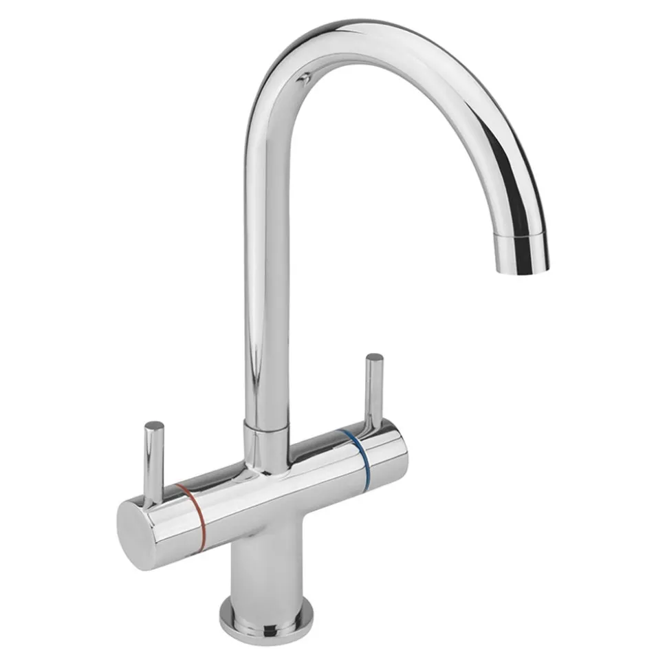 Sagittarius Piazza Twin Lever Monobloc Kitchen Mixer