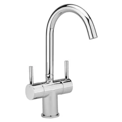 Sagittarius Piazza Twin Lever Mono Basin Mixer with Clicker Waste