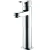 Sagittarius Plaza Extended Monobloc Basin Mixer with Clicker Waste