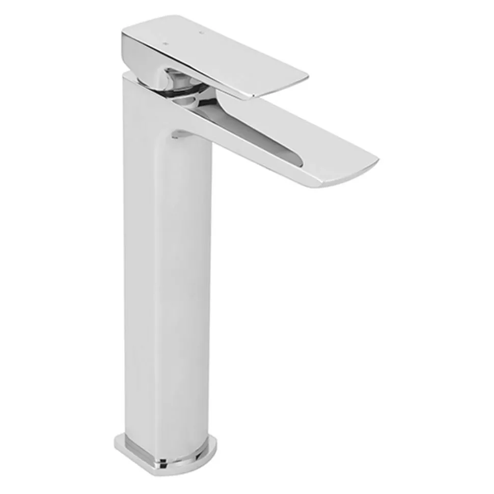Sagittarius Ravenna Tall Basin Mixer Tap with Sprung Waste