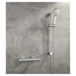 Sagittarius Sirio Exposed Thermostatic Shower Valve and Slide Rail Kit