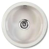Shaws Classic Round Ceramic Single Bowl Kitchen Sink - 460mm