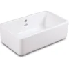 Shaws Contemporary Butler White Ceramic Large Single Bowl Kitchen Sink - 795mm x 460mm