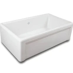 Shaws Original Entwistle Ceramic Single Bowl Butler Kitchen Sink - 760mm x 460mm