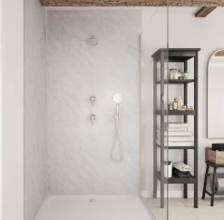 Showerwall Apollo Marble Laminate Bathroom Wall Panel