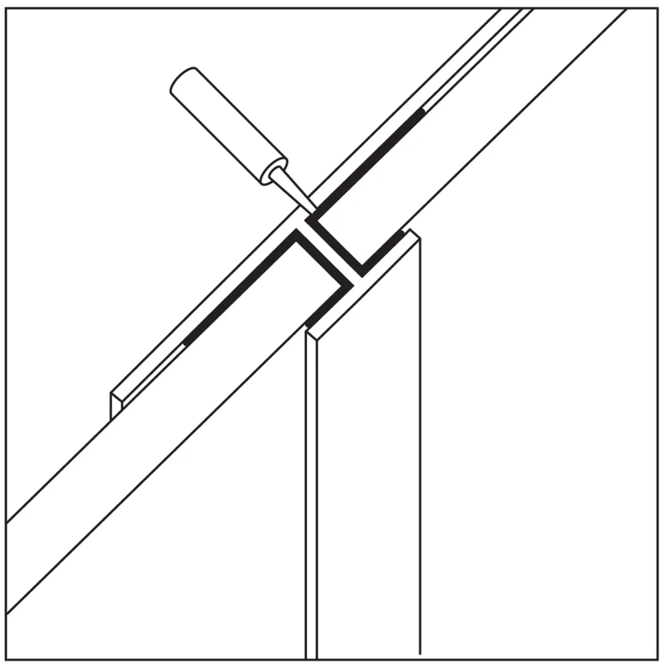 Showerwall Compact 3mm x 2450mm Trims