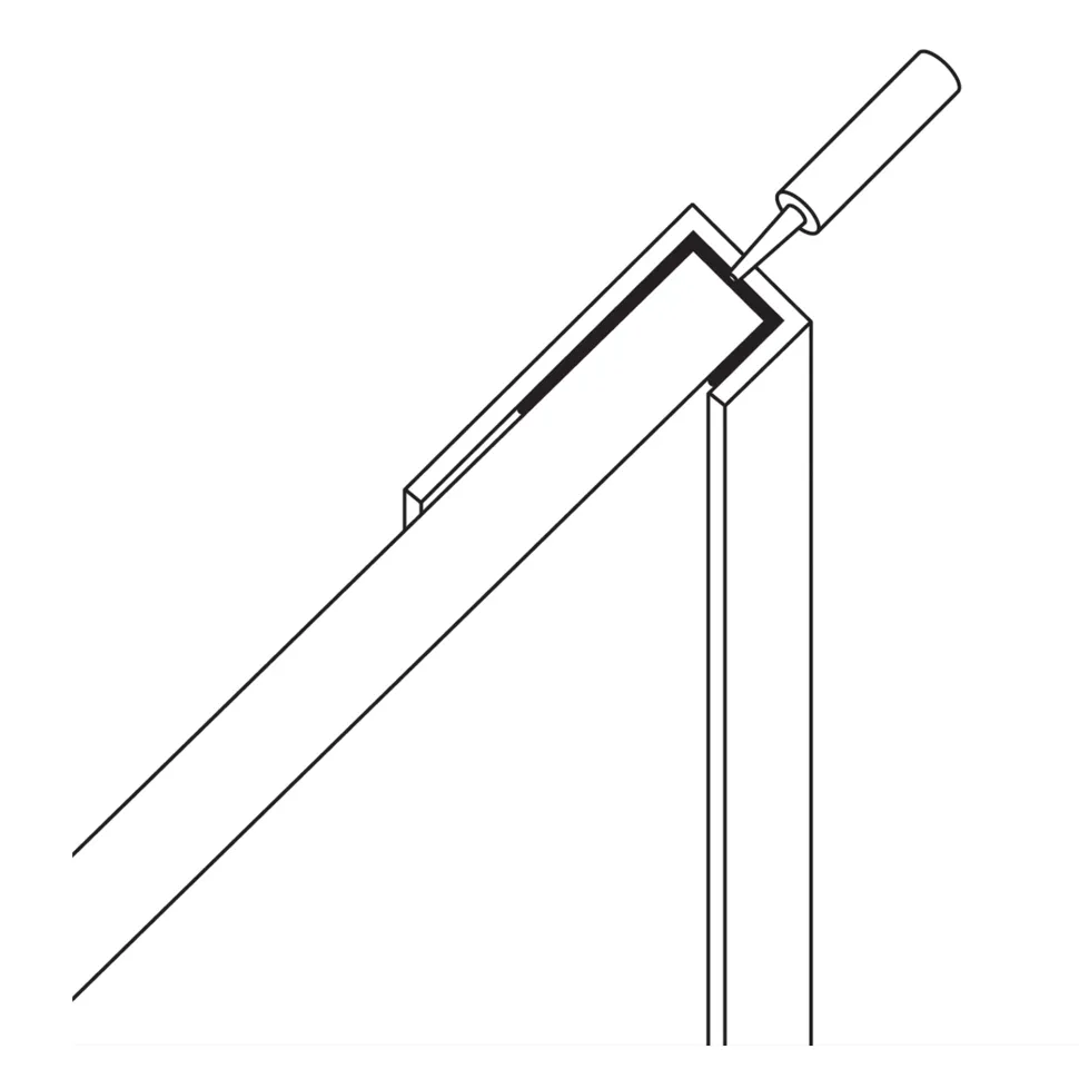 Showerwall Compact 3mm x 2450mm Trims