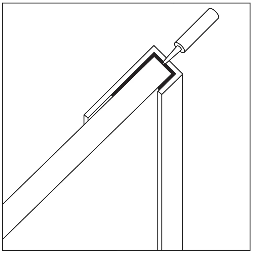 Showerwall Compact 3mm x 2450mm Trims