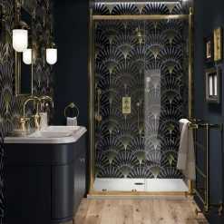 Showerwall Deco Midnight Acrylic Pack Bathroom Wall Panel